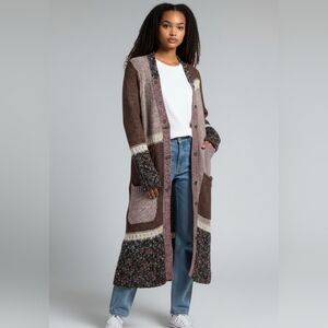 Anthropologie Sitka Cardigan Sweater Coat  By Angel Of The North Size ... Medium